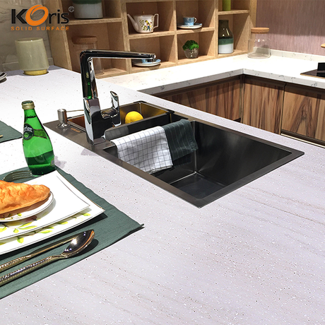 الصين تلفيق ألواح المطبخ الصناعية ذات السطح الصلب من الأكريليك