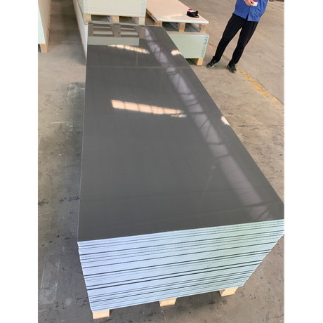 ألواح من الحجر الصناعي بلون أكريليك 100٪ بلون رمادي نقي