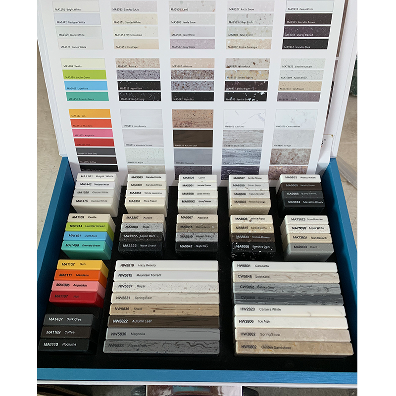 صفائح سطح صلب أكريليك نقي لأعلى الغرور كونترتوب