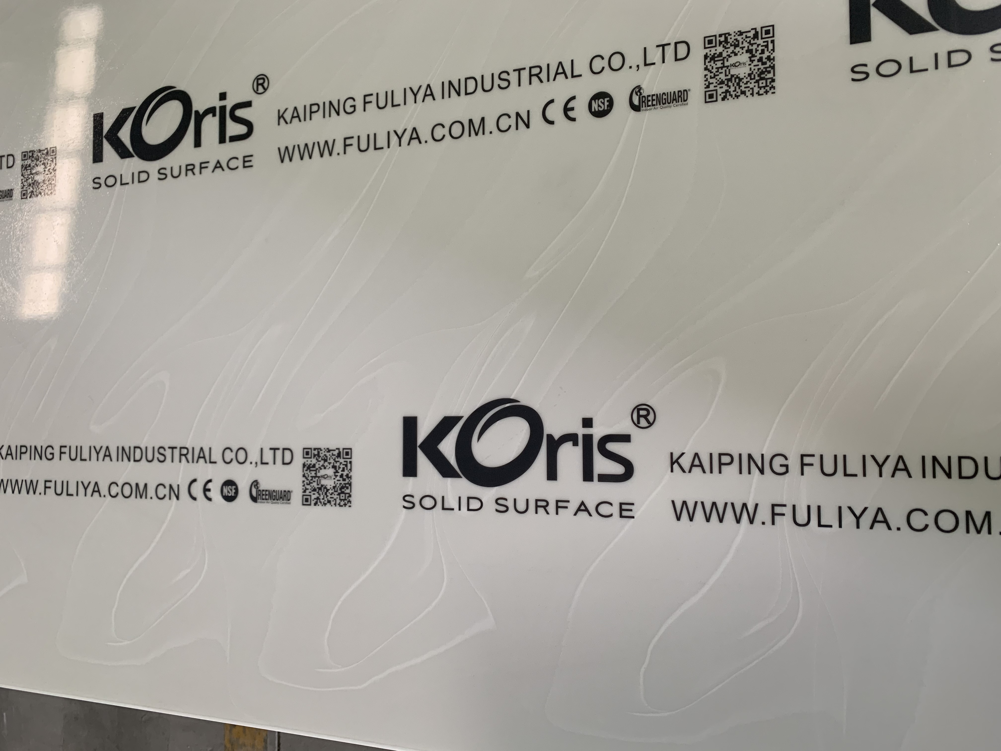 المطبخ كونترتوب 6-30 مم 100٪ أكريليك نقي صلبة أسطح رخامية من الكتان