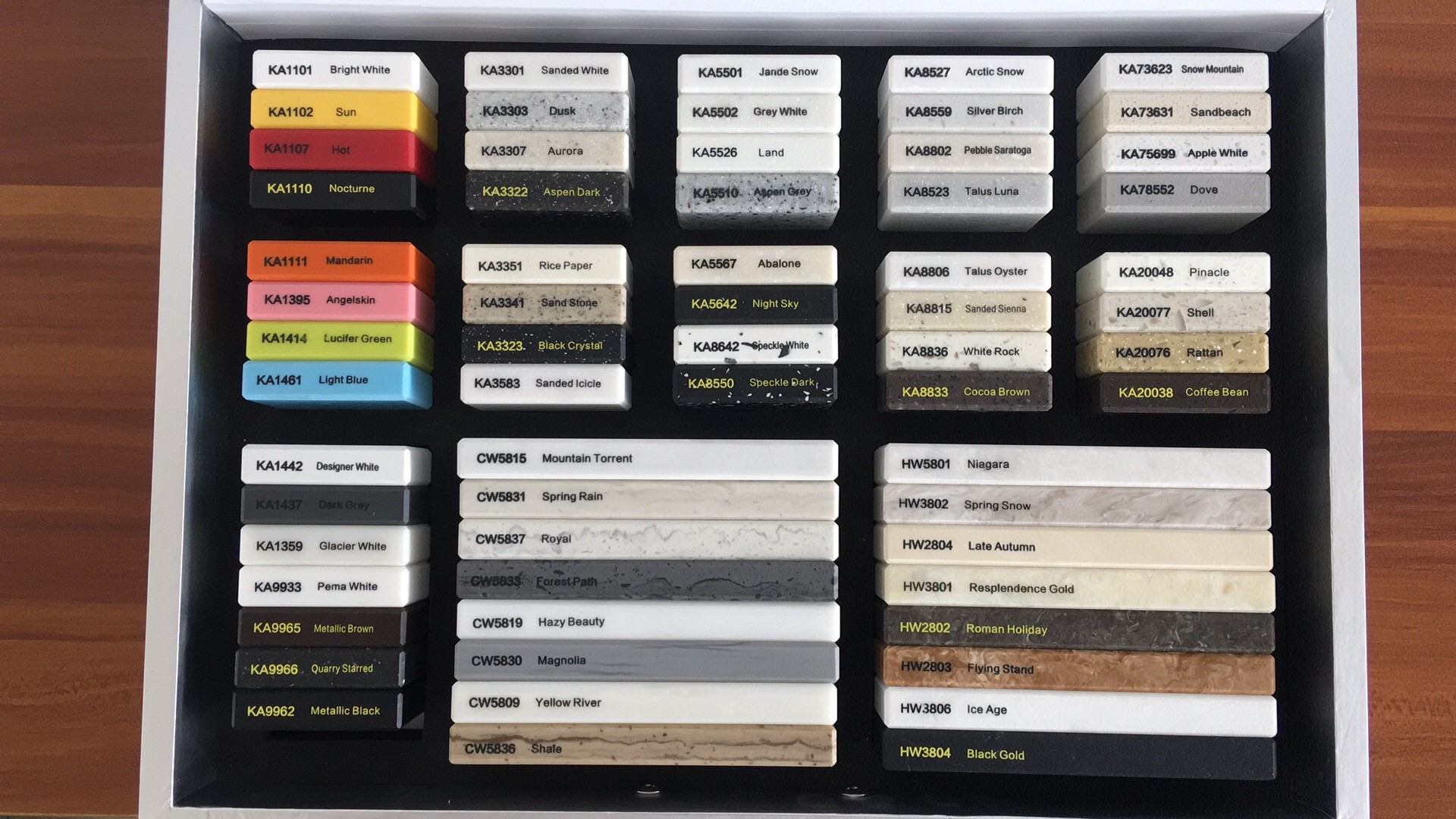 Corians Big Slab الاكريليك سطح صلب 10 سنوات ضمان لوح رخام صناعي