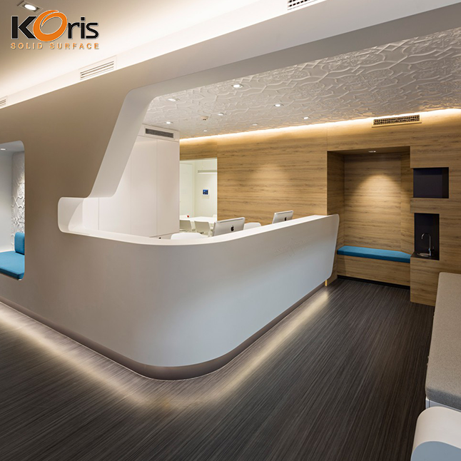 صفائح الحجر الاصطناعي سطح صلب سطح طاولة الفن سمك السطح الصلب