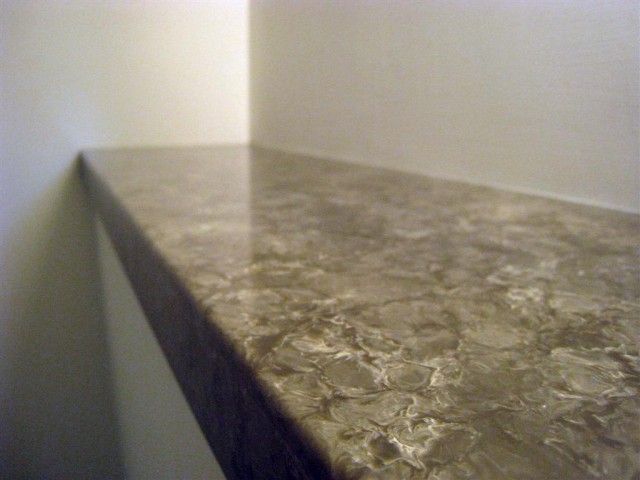 لوح سطح كوريان صلب عالي الجودة / ألواح حجرية رخامية اصطناعية