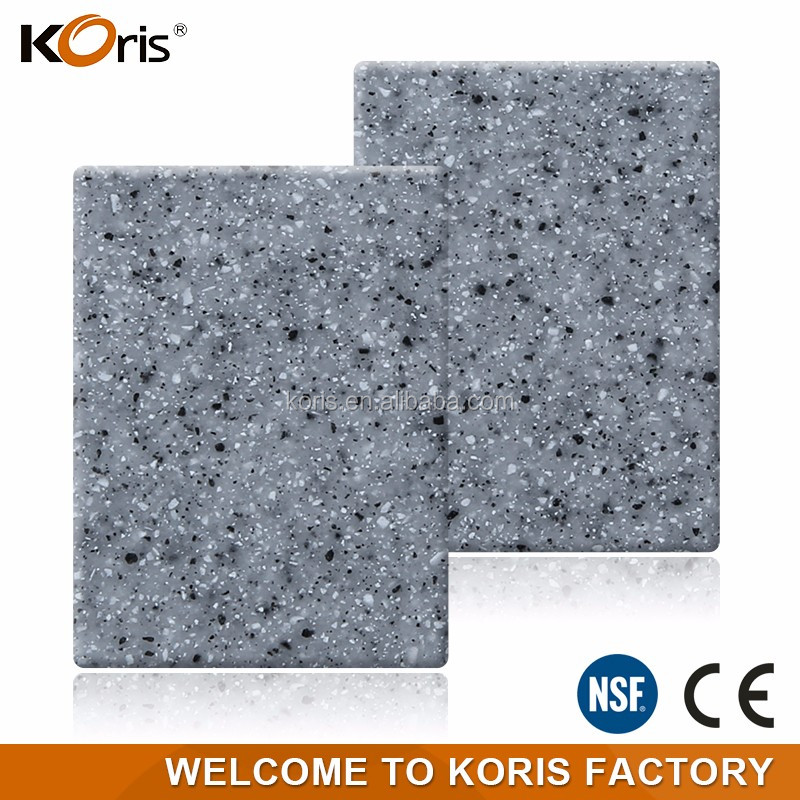 ورقة كوريا سطح صلب الاكريليك لون جديد لأعلى المطبخ