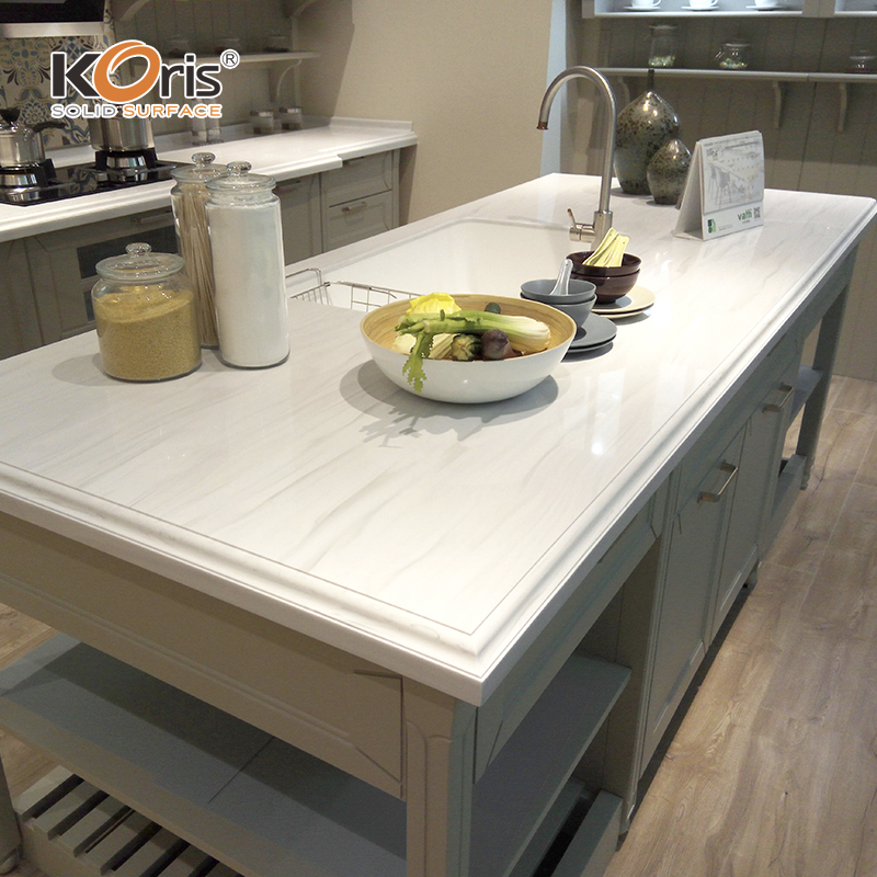 مصنع كوريس قوالب الحجر الاصطناعي سطح صلب سطح طاولة المطبخ