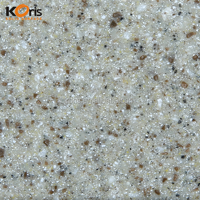 لون جديد NSF CE Greenguard سطح صلب لتصميم خزانة المطبخ